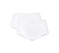 CALIDA Iconics Midi Slip, high Waist, 2er-Pack Damen, aus 100% Baumwolle