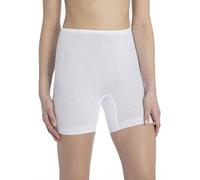 Calida Bodywear Damen-Panty 2:2 Baumwolle Weiß Größe 44-46 EU