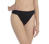 CALIDA Iconics Tangaslip Damen, aus 100% Baumwolle, Spitze am Beinausschnitt