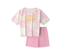 CALIDA Kids Kurz-Pyjama Kinder, aus 100% Bio Baumwolle, natürliche Temperaturregulierung, pflegeleicht Sweet Lilac 128-134