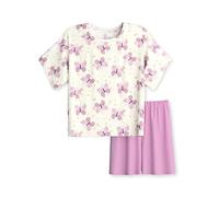 CALIDA Kids Kurz-Pyjama Kinder, aus Bio Baumwolle, atmungsaktiv, pflegeleicht Bubble Gum pink 164-170