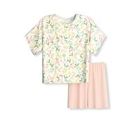 CALIDA Kids Kurz-Pyjama Kinder, aus Bio Baumwolle, atmungsaktiv, pflegeleicht Pearl Blush 140-146