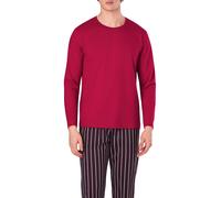 CALIDA Langarmshirt RMX Sleep Herren Bio-Baumwolle atmungsaktiv pflegeleicht rot L