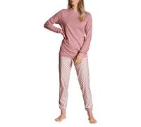 DAMEN Pyjama mit Bündchen - Farbe - rose bud - Größe - L