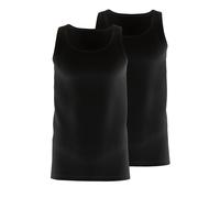 Calida 2P Natural Benefit Athletic Shirt Schwarz Baumwolle Medium Herren