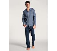 CALIDA Herren Relax Choice durchgeknöpft Pyjamaset, Indigo Mood, 46-48