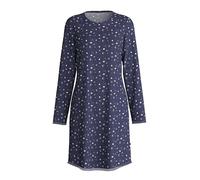 CALIDA Midnight Dreams Langarm-Nachthemd Damen Peacoat Blue 40-42