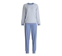 Calida Bodywear Schlafanzug Midnight Love Damen 100% Baumwolle Interlock Langarm scandinavian L