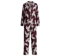 CALIDA Moonlight Dreams Durchgeknöpfter Pyjama Damen, Seide-Tencel™ Qualität, atmungsaktiv und temperaturausgleichend