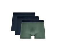 Boxershorts CALIDA "Natural Benefit", Herren, Gr. XXL (58/60), schwarz, Single Jersey, Obermaterial: 95% Baumwolle, 5% Elasthan, gemustert, normal, Unterhosen, Single Jersey-Qualität, elastisch (71162