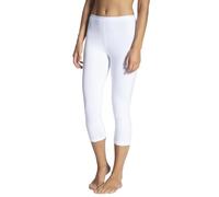 Calida Natural Comfort Capri-Leggings Weiß Baumwolle Damen Größe S