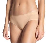 CALIDA Natural Comfort Slip Damen, Regular Cut, natürlicher Glanz und glatter Griff