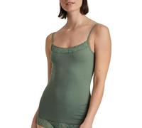 CALIDA Natural Comfort Lace Spaghetti-Top Damen, Funktionelles Spaghetti-Top mit Spitze am Ausschnitt, verstellbare Träger