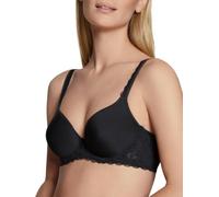 CALIDA Natural Comfort Lace Spitzen-BH Damen schwarz 90A | glatte Spacer-Cups, sicherer Halt und Komfort-Rücken für ein angenehmes Tragegefühl