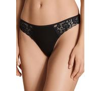 CALIDA Natural Comfort Lace String Damen, niedrig geschnitten, aus hochwertiger Supima-Baumwolle, mit Spitzendetails