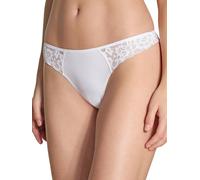 Calida Natural Comfort Lace Thong Weiß Baumwolle Small Damen