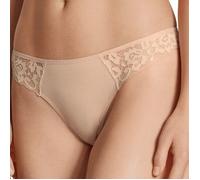 Calida Natural Comfort Lace Thong Beige Baumwolle Medium Damen