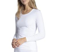 CALIDA Natural Comfort Langarmshirt Damen | Rundhals, aus hochwertiger Baumwolle, natürlicher Glanz, glatter Griff