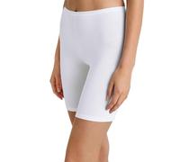 CALIDA Radlerhose Natural Comfort Damen – temperaturregulierend, hypoallergen, Weiß 36-38