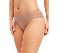 Slip CALIDA "Natural Comfort", Damen, Gr. L (48/50), timeless taupe, Single Jersey, Obermaterial: 92% Baumwolle, 8% Elasthan, normal, Unterhosen Slip, Regular Cut, elastisch, weich, Single Jersey Qual