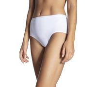 Calida Damen-Slip Natural Comfort High-Waist Weiß XS natürlicher Glanz, glatter Griff