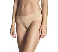 CALIDA Natural Comfort Slip, Unterhose Damen, Regular Cut, natürlicher Glanz und glatter Griff Rose Teint 36-38