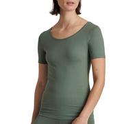 CALIDA Natural Comfort T-Shirt Damen, Rundhalsausschnitt, aus hochwertiger Baumwolle, mit natürlichem Glanz und glattem Griff