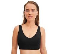 Bustier CALIDA "Natural Skin", Damen, Gr. M (44/46), N-Gr, schwarz c2c, Interlock, Obermaterial: 83% Modal (TENCEL™), 17% Elasthan, BHs Bustier, aus weicher Interlock-Qualität, atmungsaktiv, ohne Büge