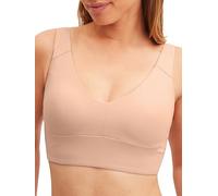 Bustier CALIDA "Natural Skin", Damen, Gr. L (48/50), N-Gr, rose teint, Interlock, Obermaterial: 83% Modal (TENCEL™), 17% Elasthan, BHs Bustier, aus weicher Interlock-Qualität, atmungsaktiv, ohne Bügel