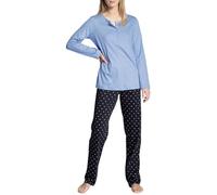 CALIDA - DAMEN Pyjama - Farbe - dark lapis blue - Größe - M