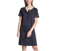 Calida Night Lovers Sleepshirt Dunkelblau Baumwolle Small Damen