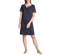 CALIDA Night Lovers T-Shirt Damen | 95cm Länge, besonders weich und temperaturausgleichend mit Knopfleiste und taillierter Passform