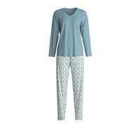 CALIDA Ornament Nights Pyjama Damen Smoke Blue 52-54