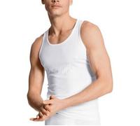 CALIDA Pure & Style Unterhemd Herren, atmungsaktiv, schnelltrocknend und geruchshemmend, mit maskulinem Nadelzug