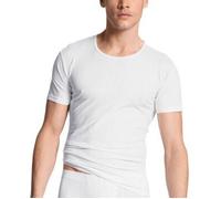 CALIDA Pure & Style T-Shirt Herren, Rundhalsausschnitt, aus weicher PIMA-Baumwolle, maskuliner Nadelzug, atmungsaktiv, schnelltrocknend und geruchshemmend