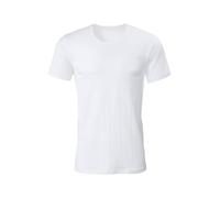 CALIDA T-Shirt Pure & Style Herren Rundhalsausschnitt Baumwolle atmungsaktiv schnelltrocknend Weiß M