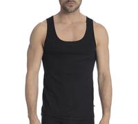 CALIDA Pure & Style Unterhemd Herren – atmungsaktiv, schnelltrocknend, geruchshemmend – Schwarz M