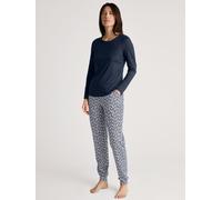 Calida Pyjama-Hose in Dunkelblau - Größe L | Damen Loungewear