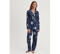 Calida Pyjama in Dunkelblau - Größe L | Damen Loungewear
