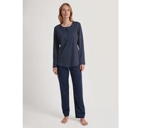 Calida Pyjama in Dunkelblau - Größe L | Damen Loungewear