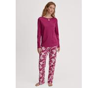 CALIDA Schlafanzug Sweet Dreams - Damen, Gr. L (48/50), 100% Baumwolle, Interlock, lang, pink