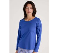 Calida Pyjama-Oberteil in Blau - Größe XXS | Damen Loungewear