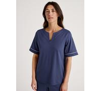 Calida Pyjama-Oberteil in Dunkelblau - Größe M | Damen Loungewear