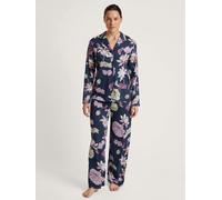 Calida Pyjama-Oberteil in Dunkelblau - Größe M | Damen Tops