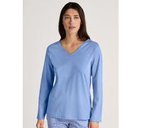 Calida Pyjama-Oberteil in Hellblau - Größe XS | Damen Loungewear