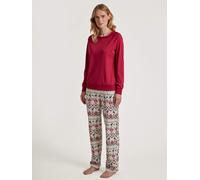 Calida Pyjama-Oberteil in Rot - Größe XS | Damen Loungewear
