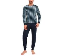 CALIDA Relax Choice Bündchen-Pyjama Herren | Schlafanzug mit Bündchen, weich und formstabil mit Interlock-Qualität
