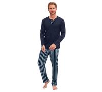 CALIDA Relax Choice Pyjama Herren Saphir Blue 56