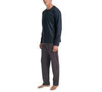 CALIDA Relax Comfy Pyjama, lang Herren, aus 100% Dicker Baumwolle