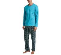 CALIDA Relax Enjoy Pyjama, lang Herren, extraglatte Fein-Interlock-Baumwolle